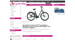 Desktop Screenshot of cycle-elec.fr